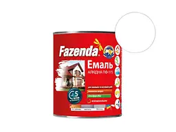 Емаль алкідна ПФ-115 FAZENDA Білий глянсовий 2.8кг