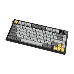 Клавіатура Ajazz AF82 Wireless/Bluetooth/USB UA Black/Gray/Yellow (AF82-BGY) - мініатюра 5