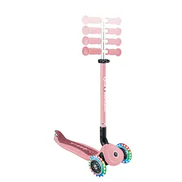 Самокат Globber Go Up Active Lights 360 колеса світяться до 20/50кг від 1 року пастельно-рожевий (749-310) - мініатюра 11