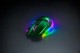 Razer Михайло Basilisk V3 Pro 35K, RGB, USB-A/WL/BT, Phantom Green Ed. - мініатюра 5