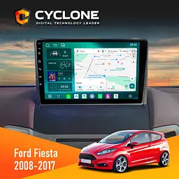 Штатна магнітола Ford Fiesta 2008-2017 Cyclone C9-013 4x64 DSP 4G Cyclone (НФ-00007221)
