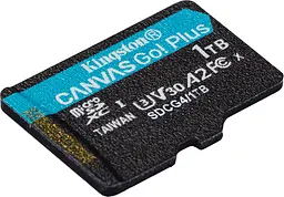 Карта пам'яті Kingston MicroSDXC 1TB Canvas Go! Plus class 10 UHS-I U3 V30 A2 (SDCG4/1TBSP) - мініатюра 2
