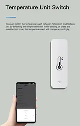 Розумний датчик температури та вологості Tuya Smart Bluetooth з дистанційним моніторингом - мініатюра 10