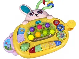 Розвиваюча музична іграшка Зайчик-розвивайчик, WToys - мініатюра 2