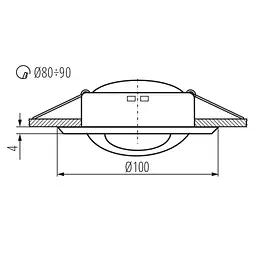 Точковий світильник Kanlux ARGUS CT-2117-W (311) - мініатюра 3