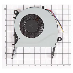Вентилятор для ноутбука Asus A455, K455, K555, X455, X555 (KSB0605HBA03-A01), DC (5V, 0.6A), 4pin - мініатюра 3