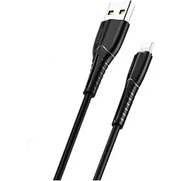 Кабель Usams Lightning U35 USB-A to Lightning 2A 1m Black (SJ364USB01) [70882]