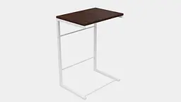 Столик Террі Ferrum-decor 650x440x330 Білий метал ДСП Венге Магія 16 мм (FRD-105314) - мініатюра 5