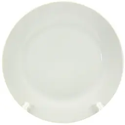 Тарілка порцелянова Interos White кругла 20 см біла (WHITE #)