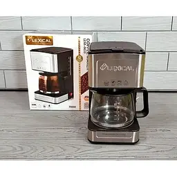 Кавоварка Lexical LEM-0633 з чайником 680 Вт чорна - мініатюра 4