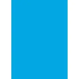 Папір для дизайну Folia Tintedpaper В2 (50x70см) №33 пасифік блакитний 130г/м без текстури
