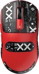 Ігрова мишка ATTACK SHARK X3 / Три режими підключення / Сенсор PAW3395 / 49 г / Red