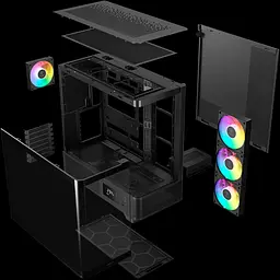 Корпус GAMDIAS ATLAS P2 CG Black (4711514501025) - мініатюра 13