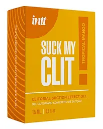 Смоктайзер (гель с эффектом посасывания) для клитора Intt Suck My Clit Tropical Mango, 15 мл - миниатюра 3