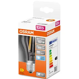 Лампочка Osram LED CL A60 6,5W/840 230V FIL E27 (4058075112308) - мініатюра 5