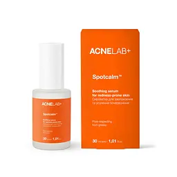 Сироватка для заспокоєння та усунення почервоніння Spotcalm Soothing serum for redness-prone skin ACNELAB+ 30 мл - мініатюра 6