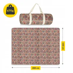 Килимок для пікніка та кемпінгу 4FIZJO 200 x 150 см складний (P-5905973405720) - мініатюра 11