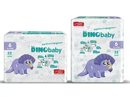 Підгузки DINO BABY дитячі №6 16+кг 32шт