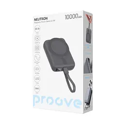 Зовнішній акумулятор Proove Neutron 22.5W 10000mAh бездротовий павер банк (PBNE22022203) сірий - мініатюра 2