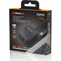 Концентратор REAL-EL HQ-187 black (EL123110010) - мініатюра 9