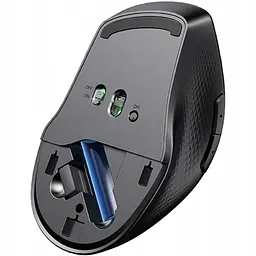 Мишка UGREEN 2.4GHz+Bluetooth MU101, бездротова, 4000dpi., 5кн., чорна - мініатюра 5