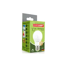 Лампочка Eurolamp LED А60 10W E27 4000K 220V (LED-A60-10274(P)) - мініатюра 2