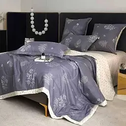 Постільна білизна полуторна з літньою ковдрою бавовна Mency Print 8 21221 150х220 см - мініатюра 2