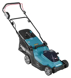 Газонокосарка акумуляторна Makita LM003G BEO2 (38 см, 20-75 мм, 40 л, BL, XGT 40 В, комплект) - мініатюра 4