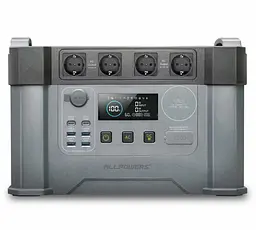 Портативна зарядна станція ALLPOWERS S2000Pro 2400W, 1451Wh LiFePO4, APP Control, Wi-Fi, Bluetooth, MPPT 650w Max - мініатюра 1