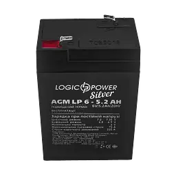 Акумулятор AGM LP 6V - 5.2 Ah Silver - мініатюра 2