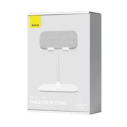 Тримач для планшетів Baseus Indoorsy Tablet Desk Stand SUZJ-02 настільний білий - мініатюра 2