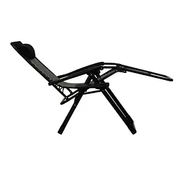 Розкладне крісло шезлонг LEOBRO Zero Gravity Premium Grey Rattan (LB-ZGC-G2-RG) - мініатюра 5