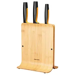 Набір кухонних ножів із бамбуковим блоком Functional Form FISKARS kuh0014020