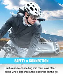 Кісткові навушники для плавання та спорту ESON K12 з 32 ГБ з MP3-плеєром та Bluetooth 5.3 чорно-жовтий - мініатюра 4