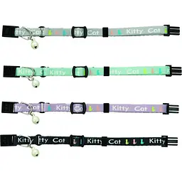 Нашийник для кішок Trixie Kitty нейлон (кольори в асортименті) - мініатюра 2
