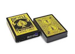 Карти гральні United States Playing Card Company Bicycle - Reverse (Yellow & Black) (ВР_КГБРЕБ) - мініатюра 3