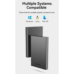 Зовнішня кишеня Vention 2.5" HDD/SSD USB 3.0 Micro-B Black (KPAB0) - мініатюра 11