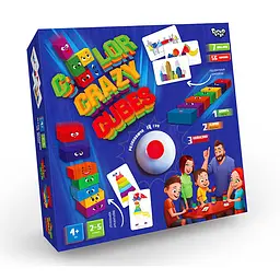 Настільна гра Danko Toys Color Crazy Cubes Різнокольоровий (SR-113-N-245)