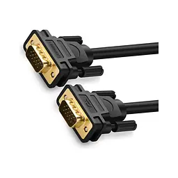 Кабель мультимедійний VGA M to VGA M 2.0m VG101 black Ugreen (11646)