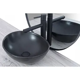 Умивальник Rea Sofia 34,5x40,9 black (REA-U0333) - мініатюра 3