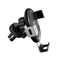 Автотримач Hoco CA56 Plus Armor Metal Gravity Car Holder (Black) [73706] - мініатюра 2