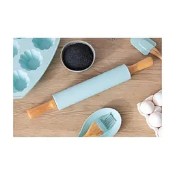 Качалка ARDESTO Tasty baking 43,5 см Silicon/Wood Tiffany Blue (AR2323T) - миниатюра 4