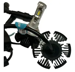 Комплект світлодіодних ламп Guarand 7S HB3 (9005) H10 ZES 5000k 6000Lm 12-24v - мініатюра 3