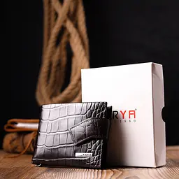 Чоловічий шкіряний затискач KARYA 11х8,2х1 см acs0023927 - мініатюра 10