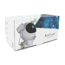Ночник-проектор TRK-100 Астронавт+ Bluetooth колонка, пульт, кабель USB, White, Box - мініатюра 2