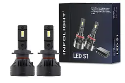 Комплект світлодіодних ламп Infolight S1 H7 50W - мініатюра 6
