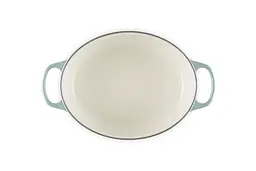 Каструля із кришкою Le Creuset Signature Cast Iron Oval Casserole 21178297174430 29 см 4.7 л морська сіль - мініатюра 5
