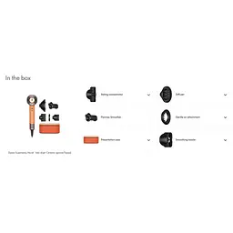 Фен Dyson Supersonic HD16 Nural Straight+Wavy Ceramic Apricot topaz (176975-01) KR [172357] - мініатюра 7
