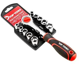Набір торцевих ключів Top Tools 1/4" 12 предметів 38D147 - мініатюра 1