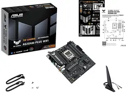 Материнська плата ASUS TUF GAMING A620AM-PLUS WIFI (TUF GAMING A620AM-PLUS WIFI) (Socket AM5, AMD A620A, Micro-ATX) - мініатюра 6